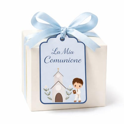 50 Etichette Cartoncino per Bomboniera, 50 Pezzi Tag Talloncino con Stampa Personalizzata, Bigliettini Cartellini Forma Personalizzabile