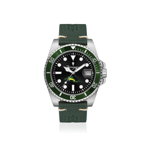 Orologio Fumagazzi Kaimano | ø 40 mm Movimento Automatico | Cinturino Vera Pelle Made in Italy, 20/18 mm, 10ATM