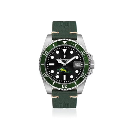 Orologio Fumagazzi Kaimano | ø 40 mm Movimento Automatico | Cinturino Vera Pelle Made in Italy, 20/18 mm, 10ATM