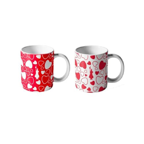 Bialetti Set 2 Heart Mugs Limited Edition