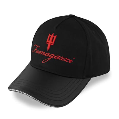 Carpe Diem Shop FUMAGAZZI | Berretto Cappello con Visiera Combo DiavolALetto” NeroRosso