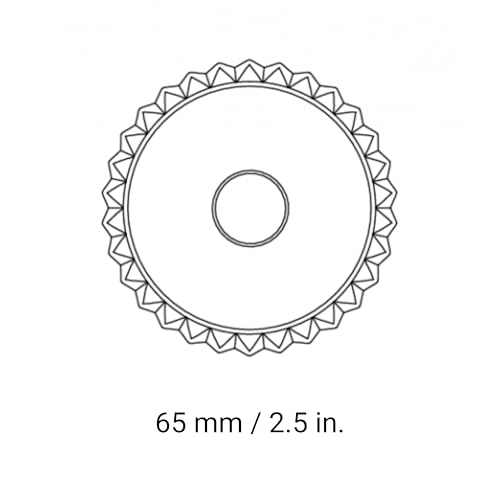 Marcato Stampo ad Espulsione pe rRavioli, design rotondo, 6,3 cm, Champagne Heritage