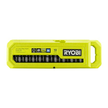 RYOBI - 10 bussole esagonali da 1/2" (17, 19, 21 mm) - RHDIS10PC