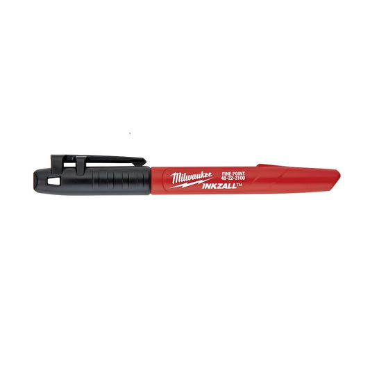 Milwaukee 48-22-3100 Pennarelli Inkzall, fine, 1 pezzo, Nero