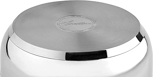 Lagostina Sfiziosa Set di Pentole Induzione, Gas e Forno in Acciaio Inox 18/10, 24 Pezzi, Fondo Lagoseal Plus, con 5 Casseruole, 3 Pentole, Bollilatte, 8 Coperchi, 7 Utensili Cucina