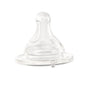 Chicco Tettarella Physio, Tettarella Flusso Medio, per i Primi Mesi dei Bambini, in Silicone Soft Sense, Compatibile con Biberon Perfect 5, Benessere e Original Touch, Trasparente, 2+ Mesi, 2 Pezzi