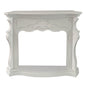 Cornice per camino rivestimento in legno L123xP39xH100 Parigi Bianco