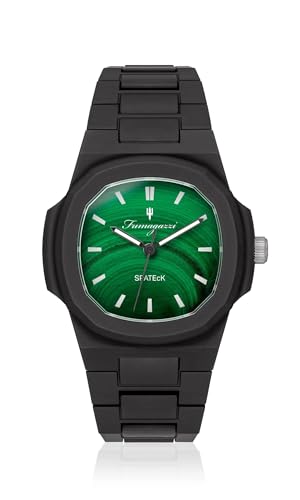 Generico FU324 Orologio da Polso Fumagazzi - Spateck Il Malachitemmuort ø 40 mm, Cinturino ABS, Movimento al Quarzo