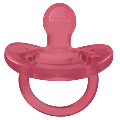 PhysioForma Ciuccio in Silicone 16 - 36 Mesi, Set di Gommotti Morbidi e Delicati, Supportano la Respirazione Fisiologica e Favoriscono il Corretto Sviluppo della Bocca, Rosa