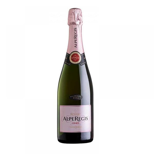 1 Bottiglia Vino Spumante Rotari Alperegis Rosè Trentino 2017 Millesimato DOC