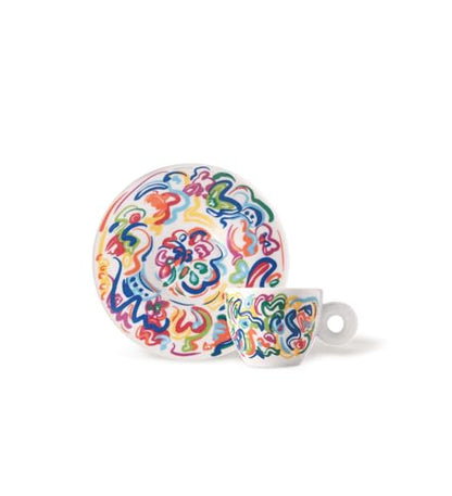 Illy Art Collection Sol Calero | 25368 Un Set da 2 Tazze Espresso, Numerate e Firmate dall'artista