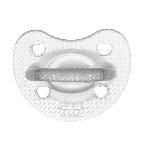 PhysioForma Gommotto Luxe, Silicone Pacifier 6 - 16 Months, Set of Soft and Delicate Rubbers, Support Physiological Breathing and Promote Correct Mouth Development, 2 Pieces, Baby Girl