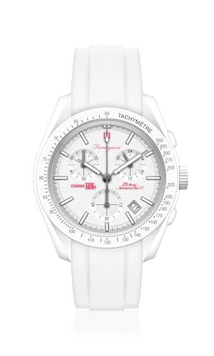 Orologio Fumagazzi BoomWatch “ChronoZoo” – Bianco| ø, logo Rosa, 42 mm Movimento Cronografo al Quarzo, Cinturino Silicone, 5 ATM.