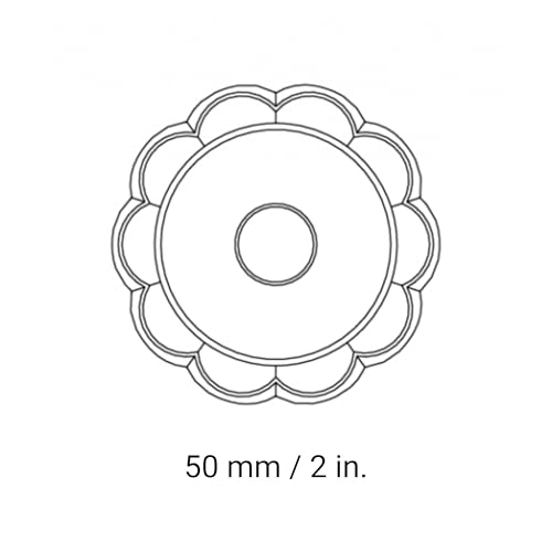 Marcato - Stampo ad Espulsione per Ravioli , Forma Fiore Ø 50 mm | Collezione Campagne Heritage