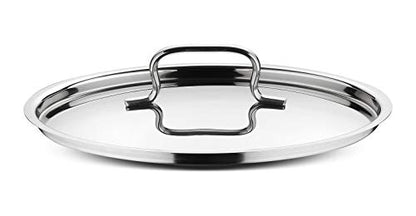 Lagostina Sfiziosa Set di Pentole Induzione, Gas e Forno in Acciaio Inox 18/10, 24 Pezzi, Fondo Lagoseal Plus, con 5 Casseruole, 3 Pentole, Bollilatte, 8 Coperchi, 7 Utensili Cucina
