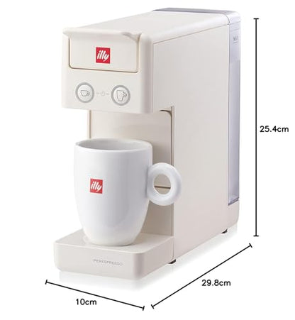 illy Caffè, Macchina da Caffè a Capsule Iperespresso Y3.3 Bianca