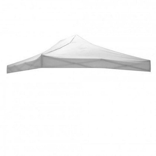 Telo tetto di ricambio in tessuto impermeabile per gazebo richiudibile Bianco 300x450 cm