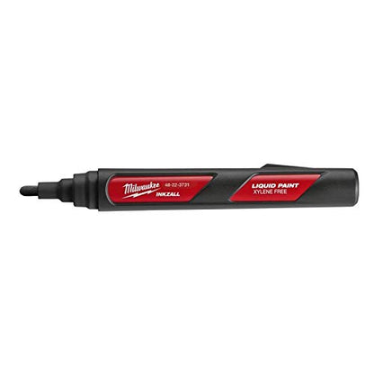 Pennarello Milwaukee Vernice liquida Nero Inkzall 48223712