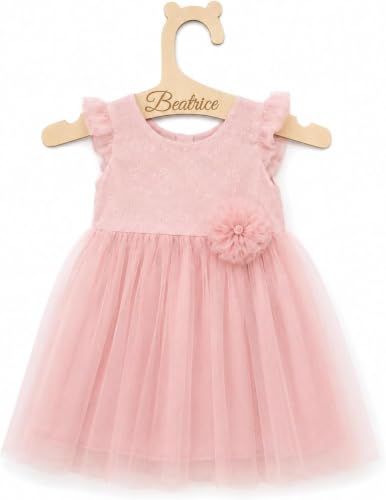Grucce per Bambini in Legno Naturale Personalizzabili con Nome, Set da 5 Pezzi Spessore 6 mm, Forma Orsetto, Incisione Nome, Per Neonati e Bambini