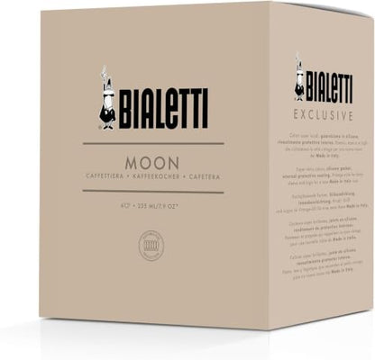 Bialetti Moka in Acciaio 6 Tazze Exclusive Venus Moon Limited Edition | Adatta ai piani ad Induzione