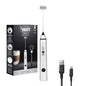 Bialetti Whipper, Regolabile su 3 Livelli, Doppia Frusta, Ricarica USB, Acciaio Inossidabile