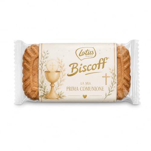 Lotus Biscoff Biscotti Personalizzati, Idea Regalo o Bomboniera per Compleanni, Comunioni e Battesimi