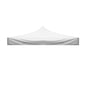 EverGreen Telo Tetto di Ricambio per Gazebo 3x6mt Bianco Tessuto PVC Ricambio 9012/1