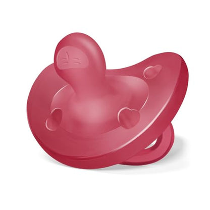 PhysioForma Ciuccio in Silicone 16 - 36 Mesi, Set di Gommotti Morbidi e Delicati, Supportano la Respirazione Fisiologica e Favoriscono il Corretto Sviluppo della Bocca, Rosa