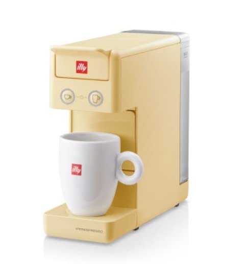 illy Iperespresso Y3.3 - Macchina Da Caffè Per Capsule, Colore Giallo Chiaro