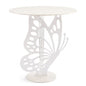 Carpe Diem Shop Alzata Butterfly, Tavolino in Plexiglass, Design a Farfalla, Bianco, Made in Italy, per Showroom ed Eventi, Wedding e Allestimenti