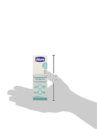 Chicco Gel Gengivale 2 n 1 Per Bambini, Azione Antibatterica, Lenitiva E Igienizzante, Multicolore, 30 ml, Confezione da 1
