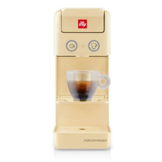 illy Iperespresso Y3.3 - Macchina Da Caffè Per Capsule, Colore Giallo Chiaro