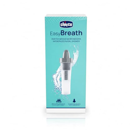 Chicco Kit Completo Aerosol a Pistone, con Mascherina Pediatrica e per Adulti, Ampolla Breath Enhanced, Boccaglio, Forcella Nasale, Filtri, e Doccia Nasale