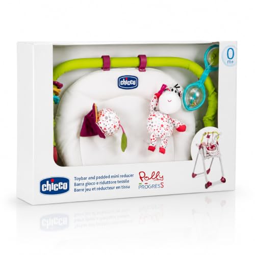 Chicco Kit Riduttore e Barra Gioco per Polly Progres5, 0 Mesi | Maglia Traspirante, 3 Livelli Inclinazione, Attività Multiple, Da 0 Mesi, 2 Componenti Inclusi