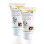 Fiocchi di Riso Crema Viso Idratante e Nutriente per Neonati, con Burro di Karité ed Estratto di Fico d'India, 2 x 30 ml