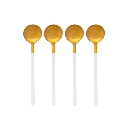 Bialetti Set 4 cucchiaini da caffè - Oro delle Api