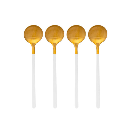 Bialetti Set 4 cucchiaini da caffè - Oro delle Api
