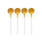 Bialetti Set 4 cucchiaini da caffè - Oro delle Api