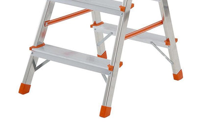 GIERRE D4071 Kit Piedini Antiscivolo di Ricambio per Sgabelli, 4 Pezzi Anteriori e Posteriori, Compatibile con Modelli BA210 - BA220 - BA230