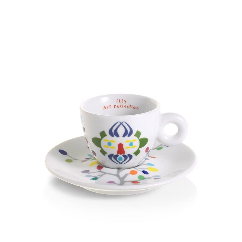 Illy Art Collection Pascale Marthine Tayou 6 Tazze da Caffè Espresso Numerate Firmate