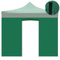 Divina Garden Telo Laterale 2x3mt con Porta per Gazebo 3x3mt Telo 600D Impermeabile 9004/4
