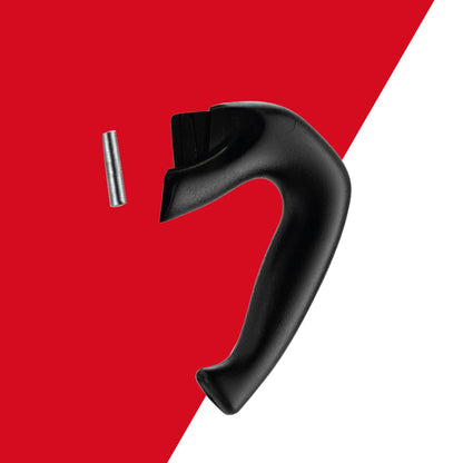 Bialetti Ricambi, Include 1 Manico con Spinotto, Compatibile con Moka Express Bialetti 3/4 tazze