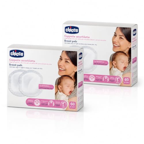 Chicco Coppette Assorbilatte Doppia Confezione 120 Pezzi | Due Confezioni da 6 Coppette