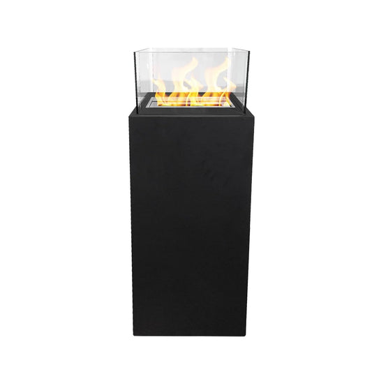 Divina Fire Camino a bioetanolo da Terra per Interno Esterno Ischia Nero 40x40x115