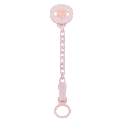 Chicco All You Can Clip, Catenella Portaciuccio, Morbide Clip Portaciuccio per Bambina, Morbida Catenella, Neonato, Rosa