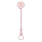Chicco All You Can Clip, Catenella Portaciuccio, Morbide Clip Portaciuccio per Bambina, Morbida Catenella, Neonato, Rosa