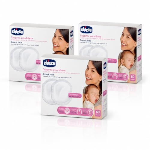 Chicco Coppette Assorbilatte Doppia Confezione 120 Pezzi | Due Confezioni da 6 Coppette