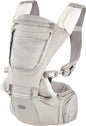 Chicco Hip Seat Carrier Marsupio Neonati Ergonomico da 0 Mesi a 15 kg, Porta Bebè 3in1 Multifunzione con Base Rigida Staccabile, Spallacci Imbottiti e Cappuccio Protettivo, 8 Posizioni - Beige