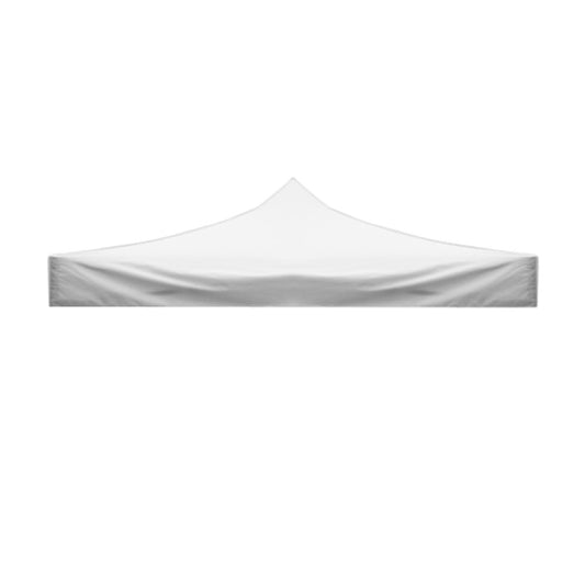 DIVINA GARDEN Evergreen Telo Tetto di Ricambio per Gazebo 2x2mt Bianco Tessuto PVC Impermeabile 9009/1