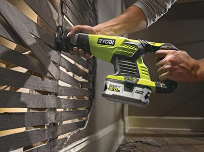 Ryobi RC18120-150 Kit Ryobi con Caricabatterie e 1 Batteria da5.0Ah al Litio 18V ONE+, con 4 Indicatori di Stato di Carica, Grande Autonomia